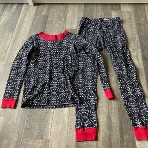 Hanna Andersson Star Wars Darth Vader Long John PJs Pajamas Size 130 US 8